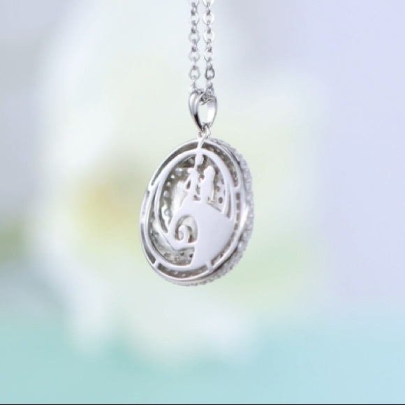 Diamond Nightmare Before Christmas Scene Necklace - Picture 10 of 12